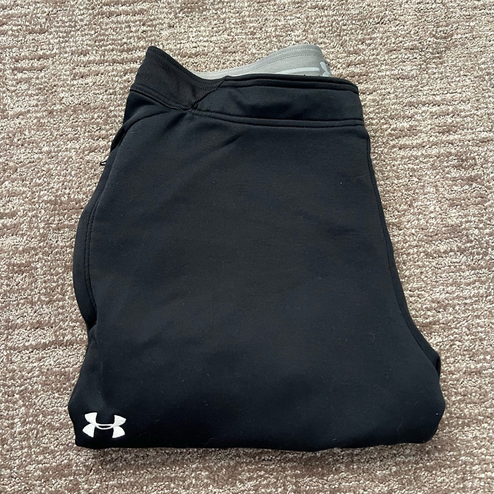 Women’s large under armour cold gear sweat pants
